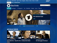 Tablet Screenshot of daserste.de